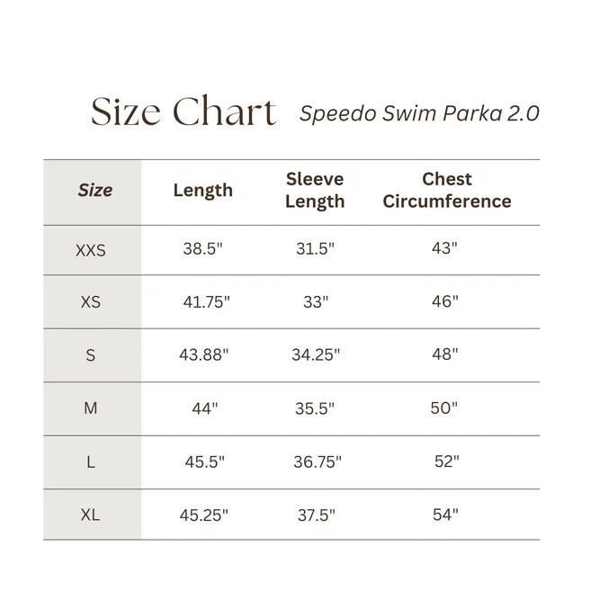 Speedo Team Parka 2.0 Black Performance Parka for Swim Teams