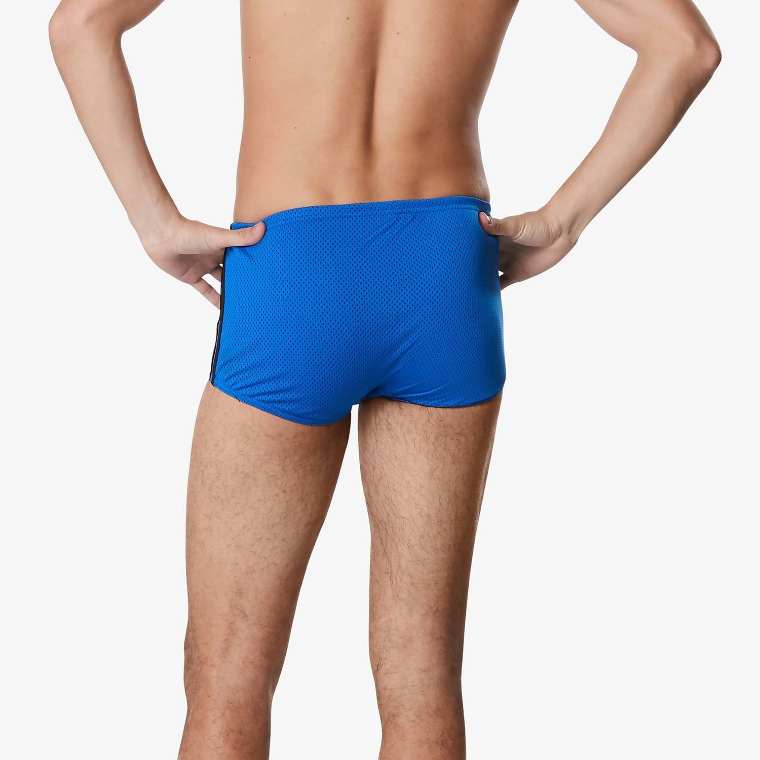 Speedo Poly Mesh Square Legs Drag Suit Speedo Blue