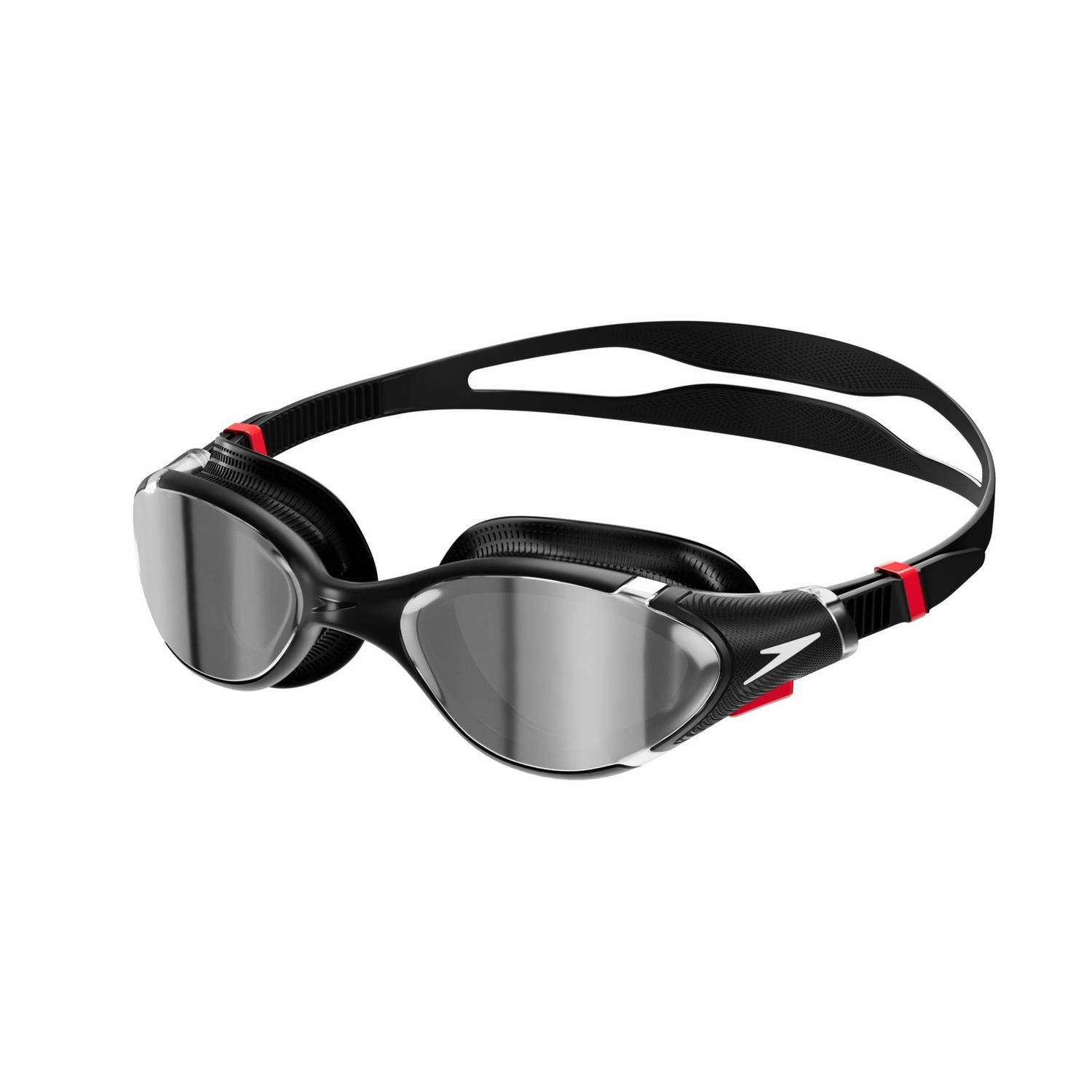 Speedo Biofuse 2.0 Mirror Goggles Black Silver Shop Now at GoSwim